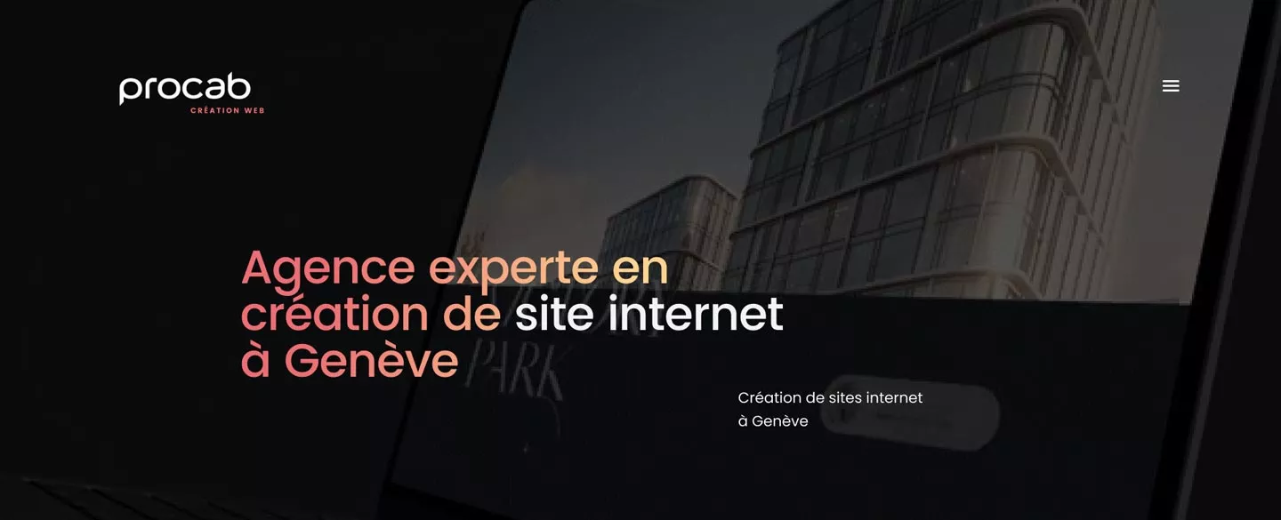 Création d'une landing page web à Genève